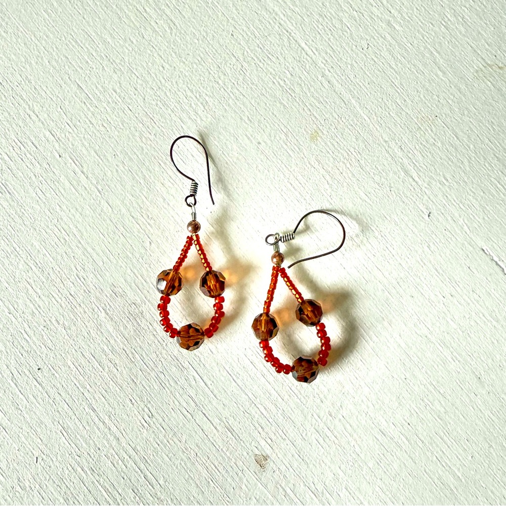 Vintage Beaded Earrings